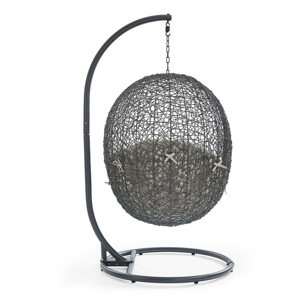 EEI-2273 Hide Outdoor Patio Swing Chair With Stand by Modway