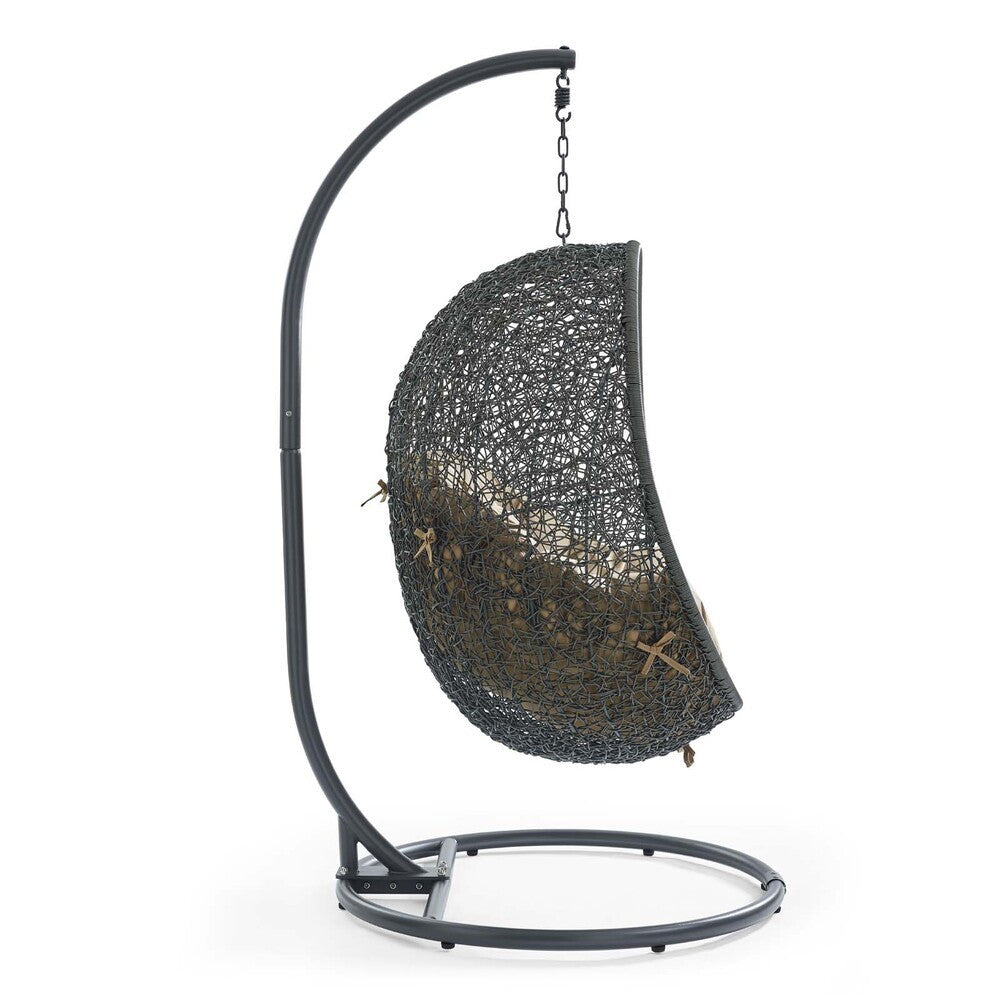 EEI-2273 Hide Outdoor Patio Swing Chair With Stand by Modway