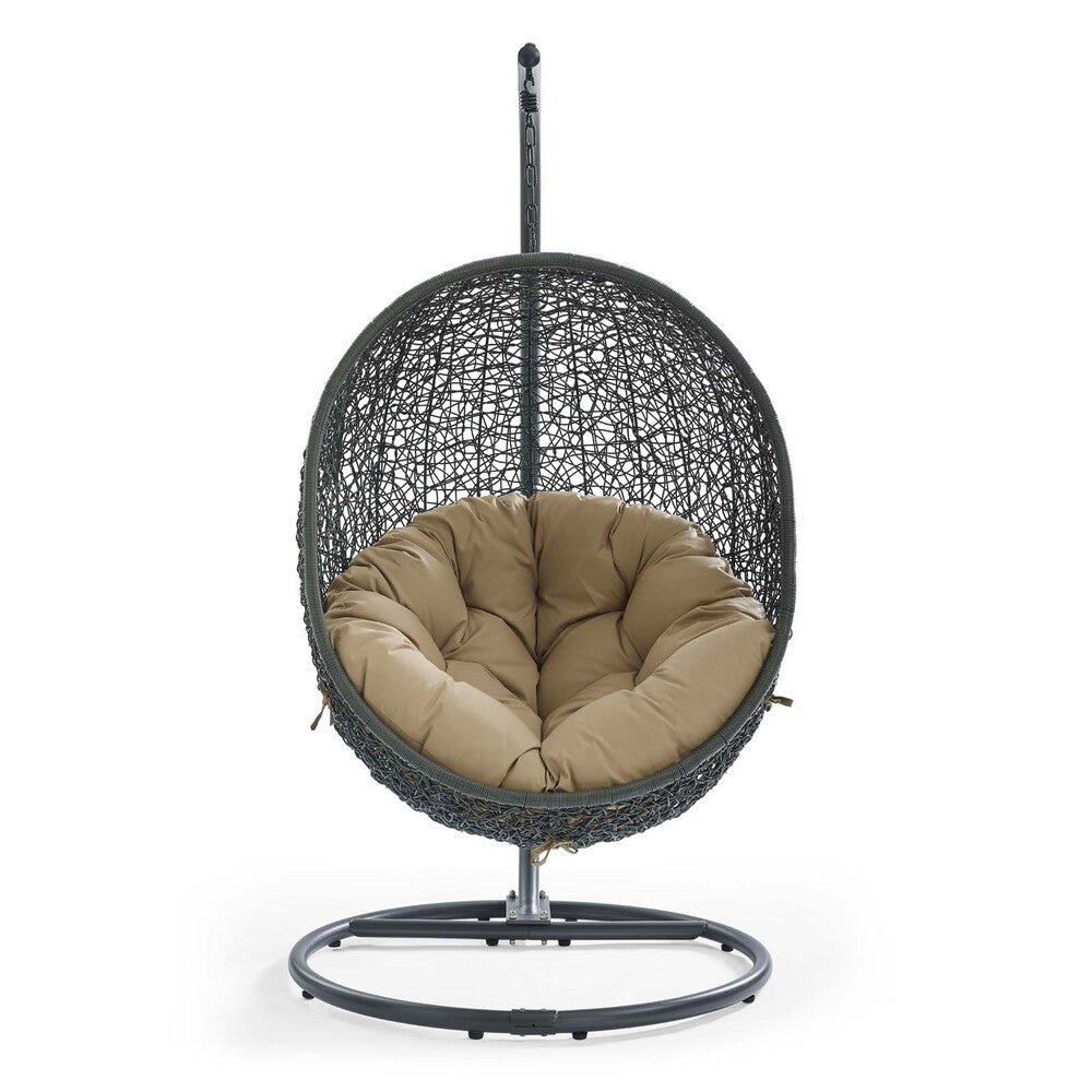 EEI-2273 Hide Outdoor Patio Swing Chair With Stand by Modway