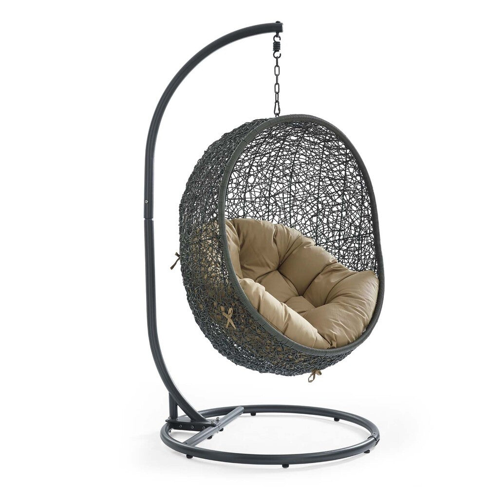 EEI-2273 Hide Outdoor Patio Swing Chair With Stand by Modway
