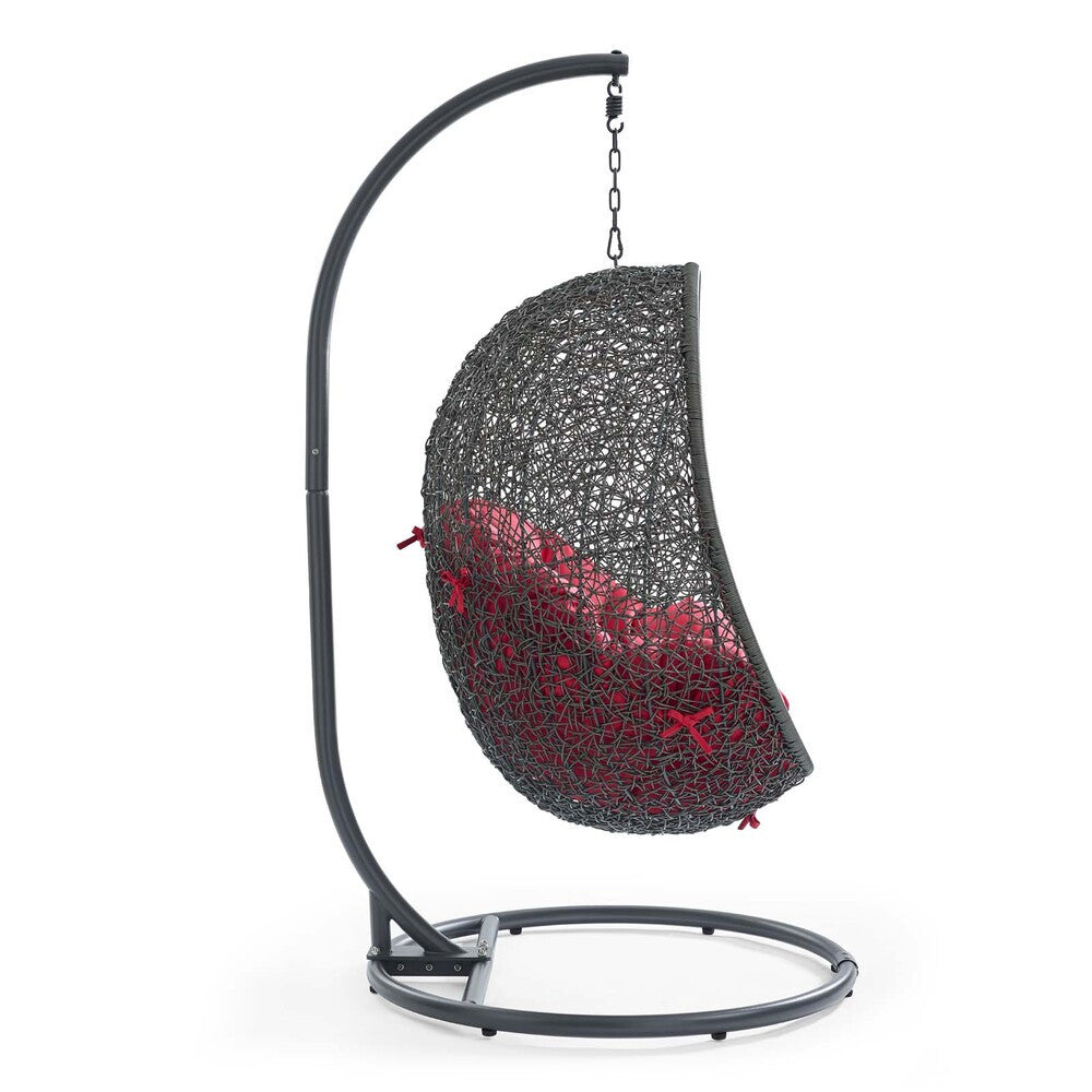 EEI-2273 Hide Outdoor Patio Swing Chair With Stand by Modway