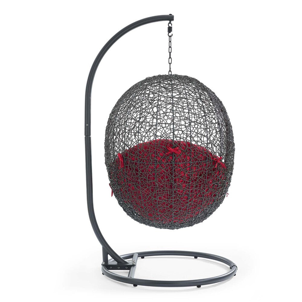 EEI-2273 Hide Outdoor Patio Swing Chair With Stand by Modway