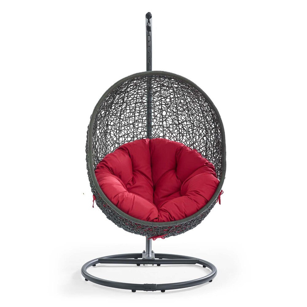 EEI-2273 Hide Outdoor Patio Swing Chair With Stand by Modway