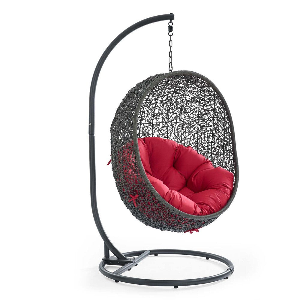 EEI-2273 Hide Outdoor Patio Swing Chair With Stand by Modway