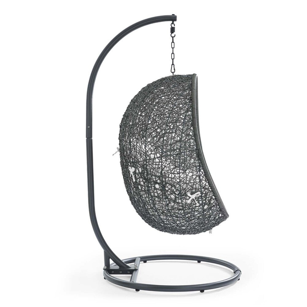 EEI-2273 Hide Outdoor Patio Swing Chair With Stand by Modway
