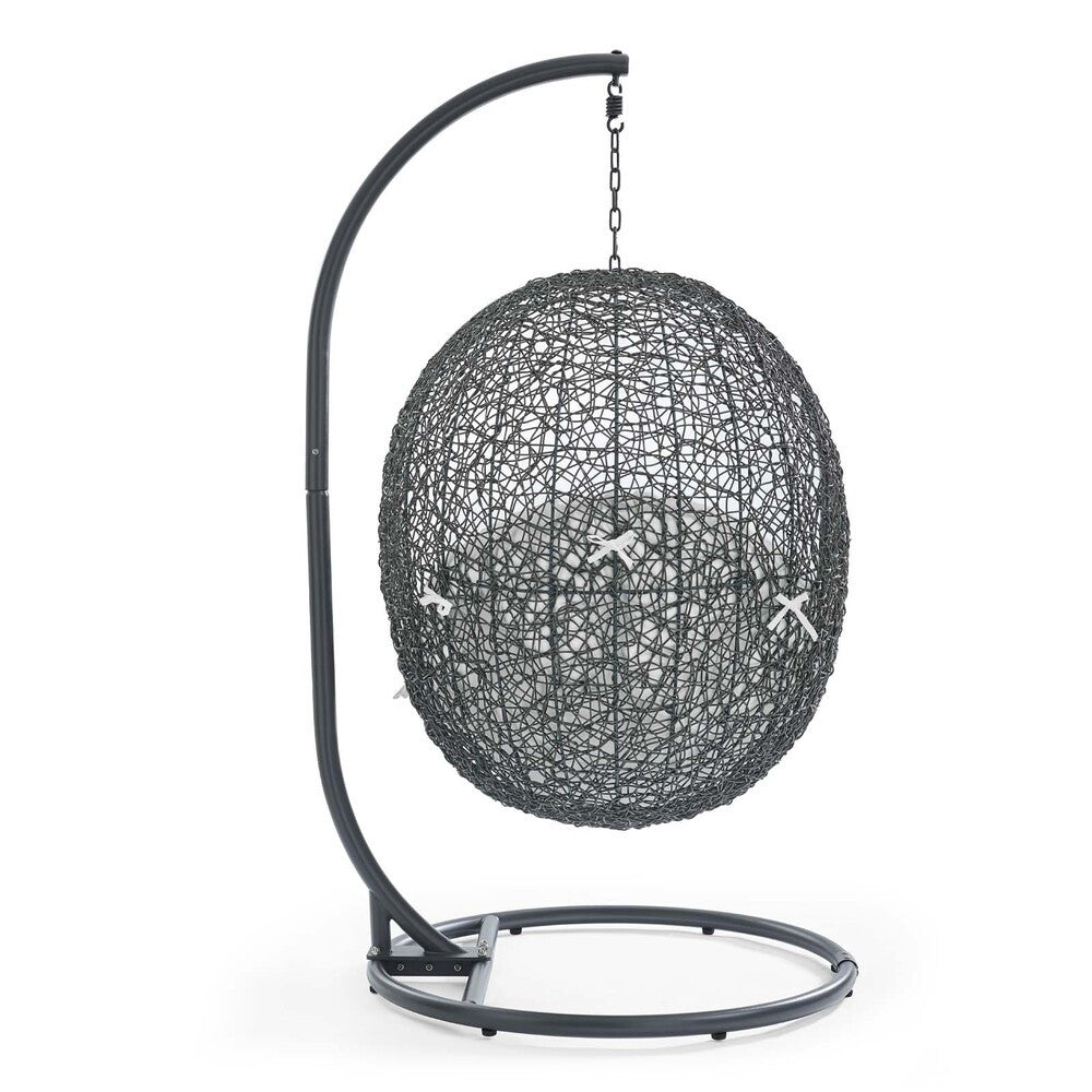 EEI-2273 Hide Outdoor Patio Swing Chair With Stand by Modway