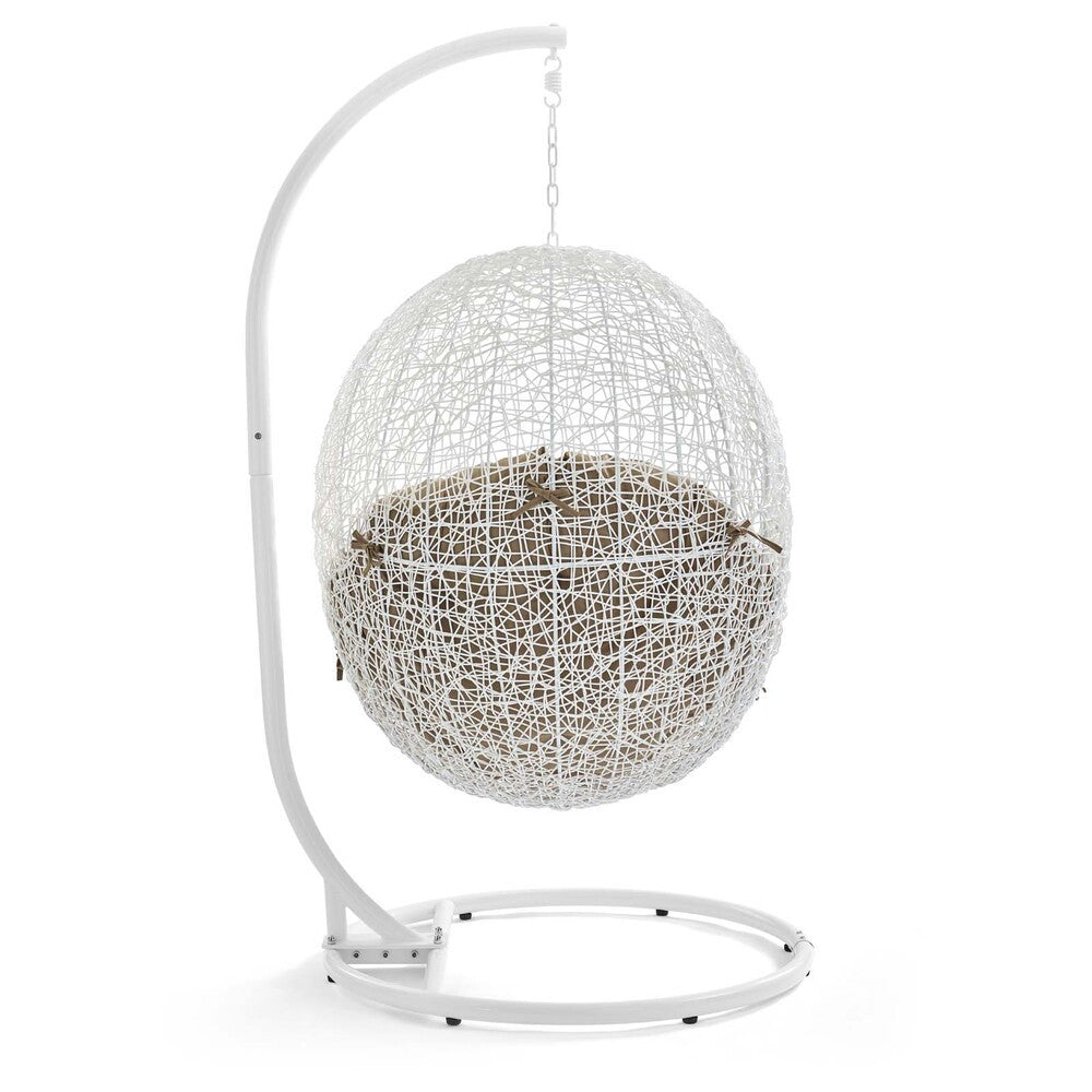 EEI-2273 Hide Outdoor Patio Swing Chair With Stand by Modway