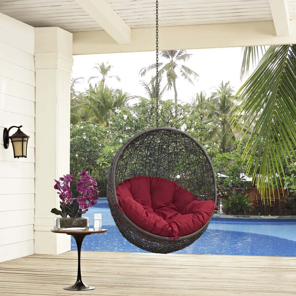 EEI-2654 Hide Outdoor Patio Swing Chair Without Stand by Modway