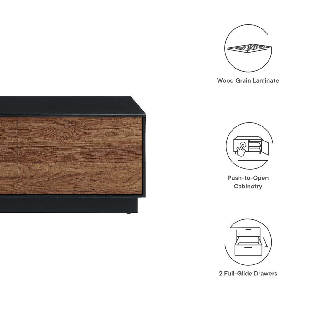 EEI-6599-BLK-WAL Holden 36" Coffee Table by Modway