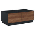 Modway EEI-6599-BLK-WAL Holden 36" Coffee Table Black Walnut