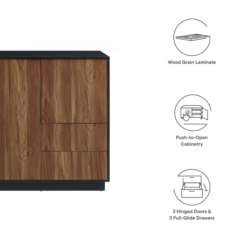 EEI-6597-BLK-WAL Holden 47" Sideboard by Modway
