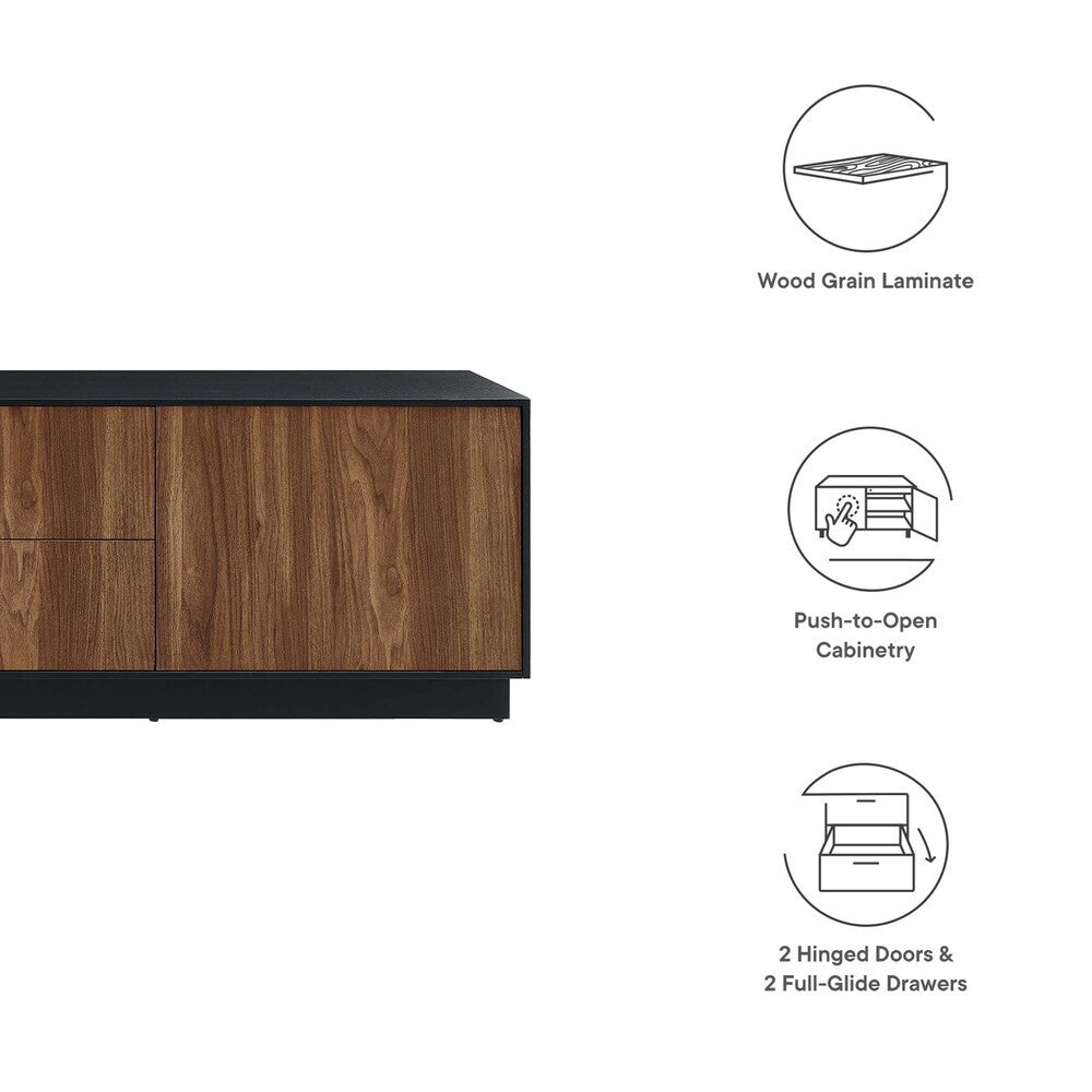 EEI-6598-BLK-WAL Holden 63" TV Stand by Modway