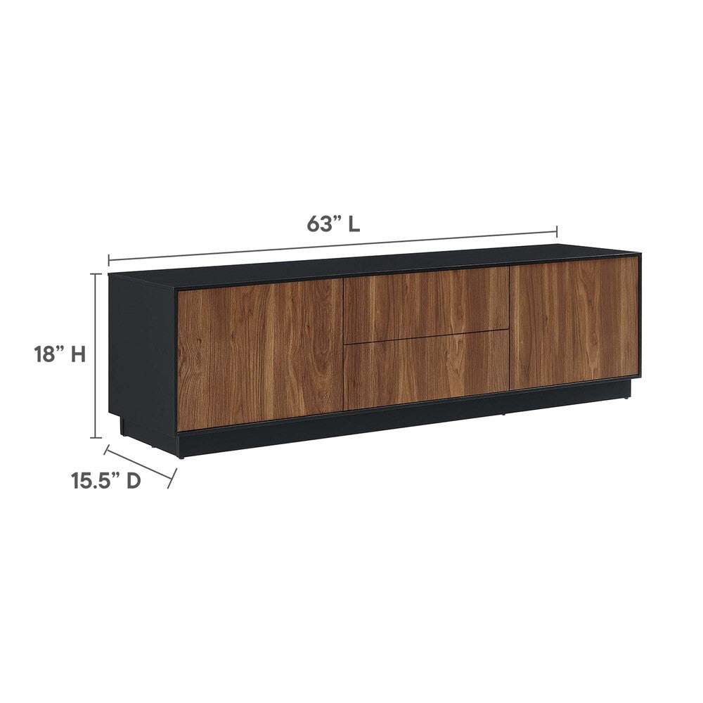 EEI-6598-BLK-WAL Holden 63" TV Stand by Modway