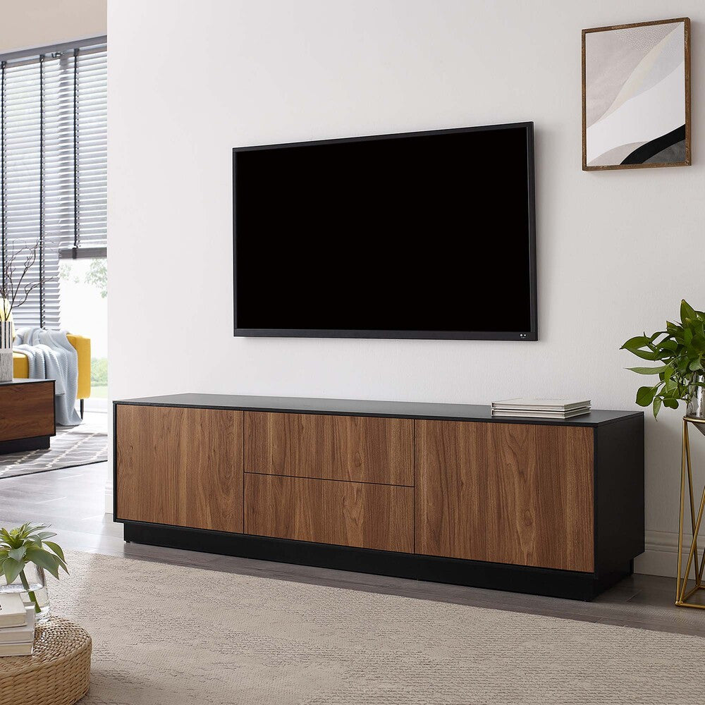 EEI-6598-BLK-WAL Holden 63" TV Stand by Modway