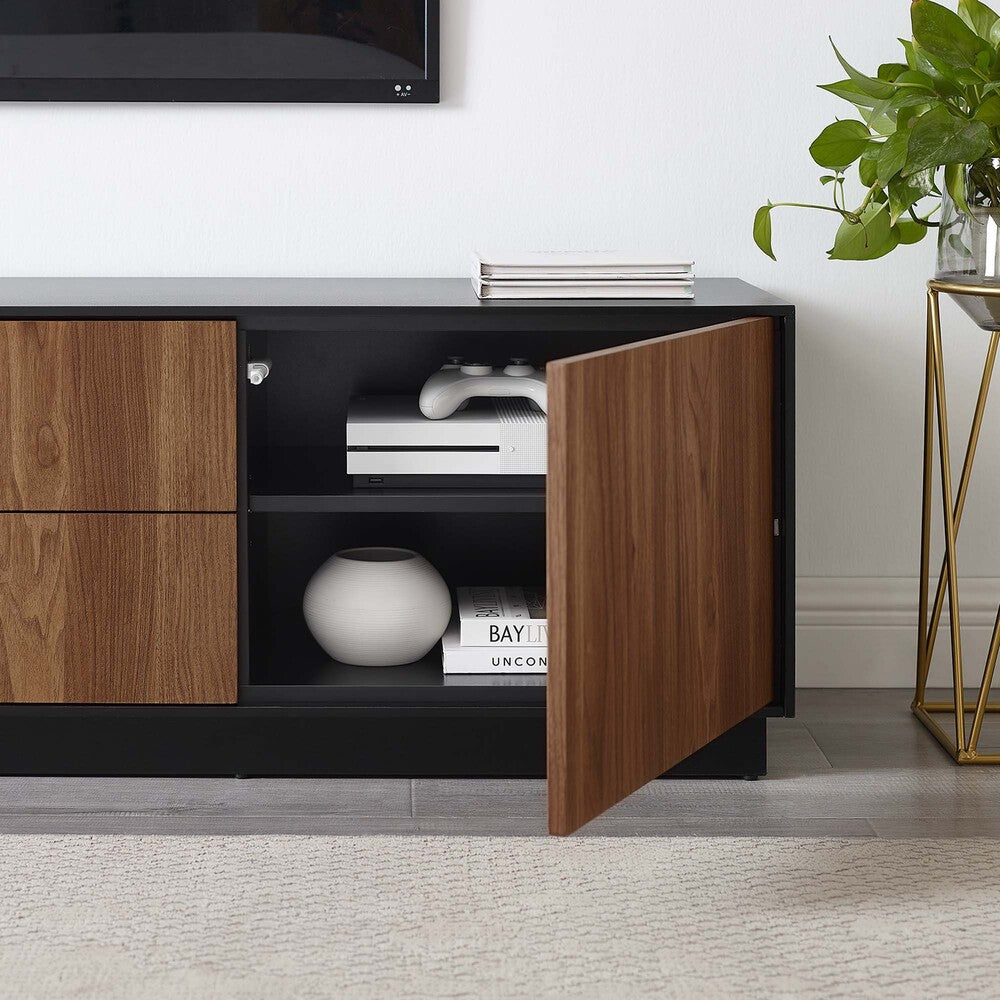 EEI-6598-BLK-WAL Holden 63" TV Stand by Modway