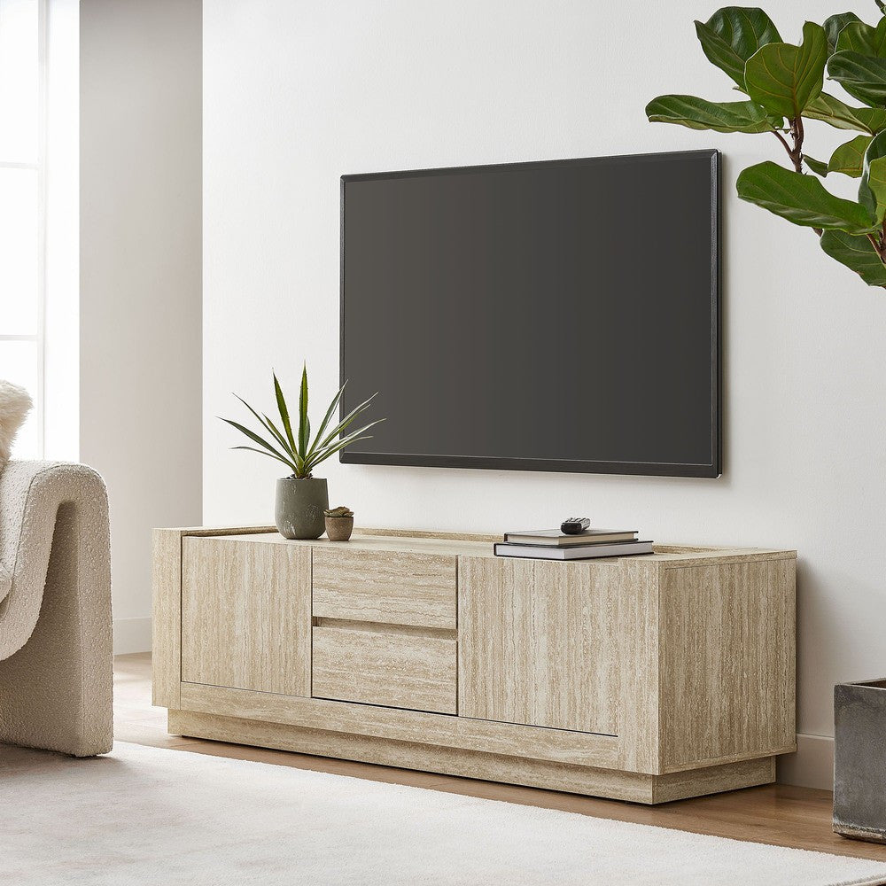 EEI-6907-TRA Hollis 59" Travertine TV Stand by Modway