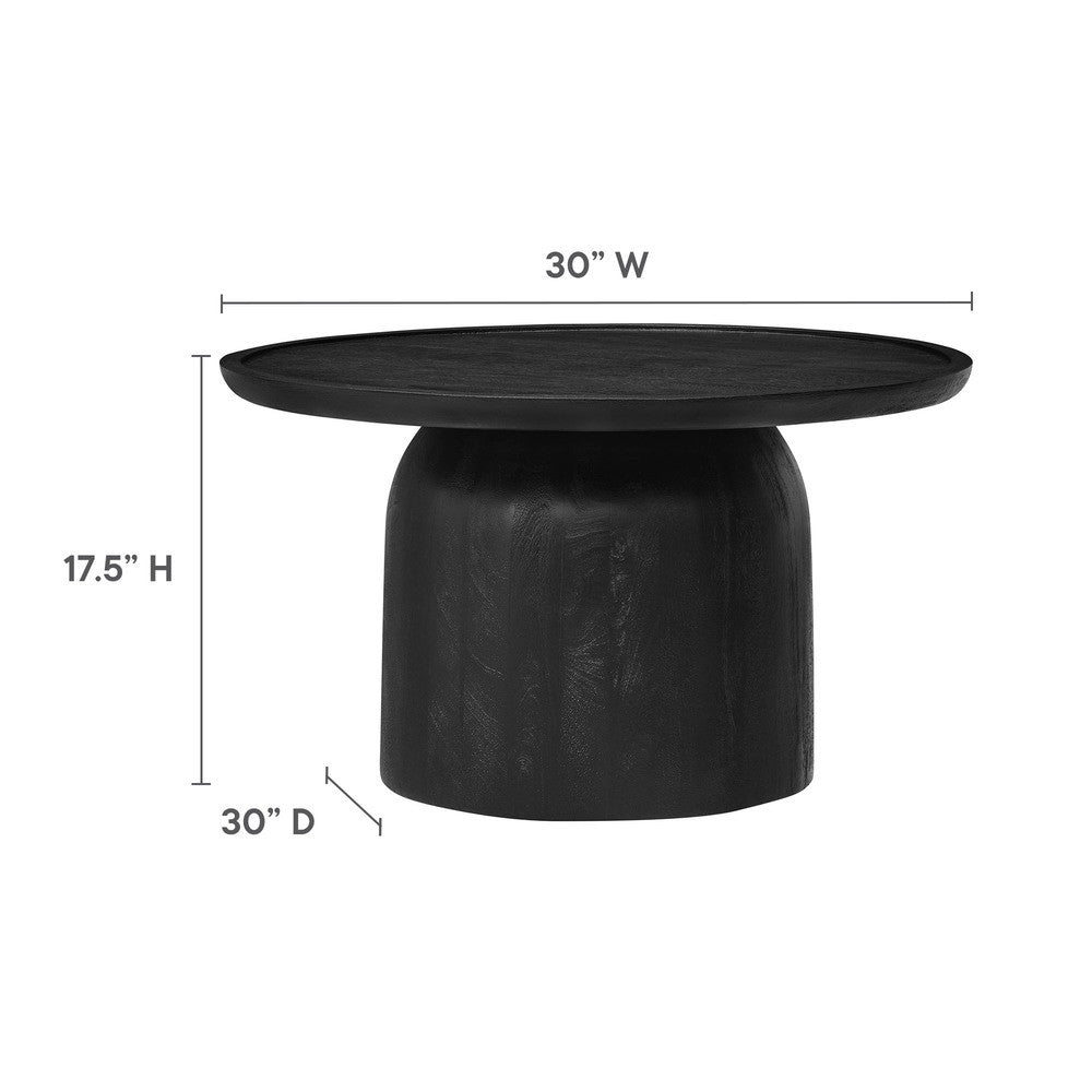 Modway Holloway 30" Round Wood Coffee Table by Modway-EEI-7144