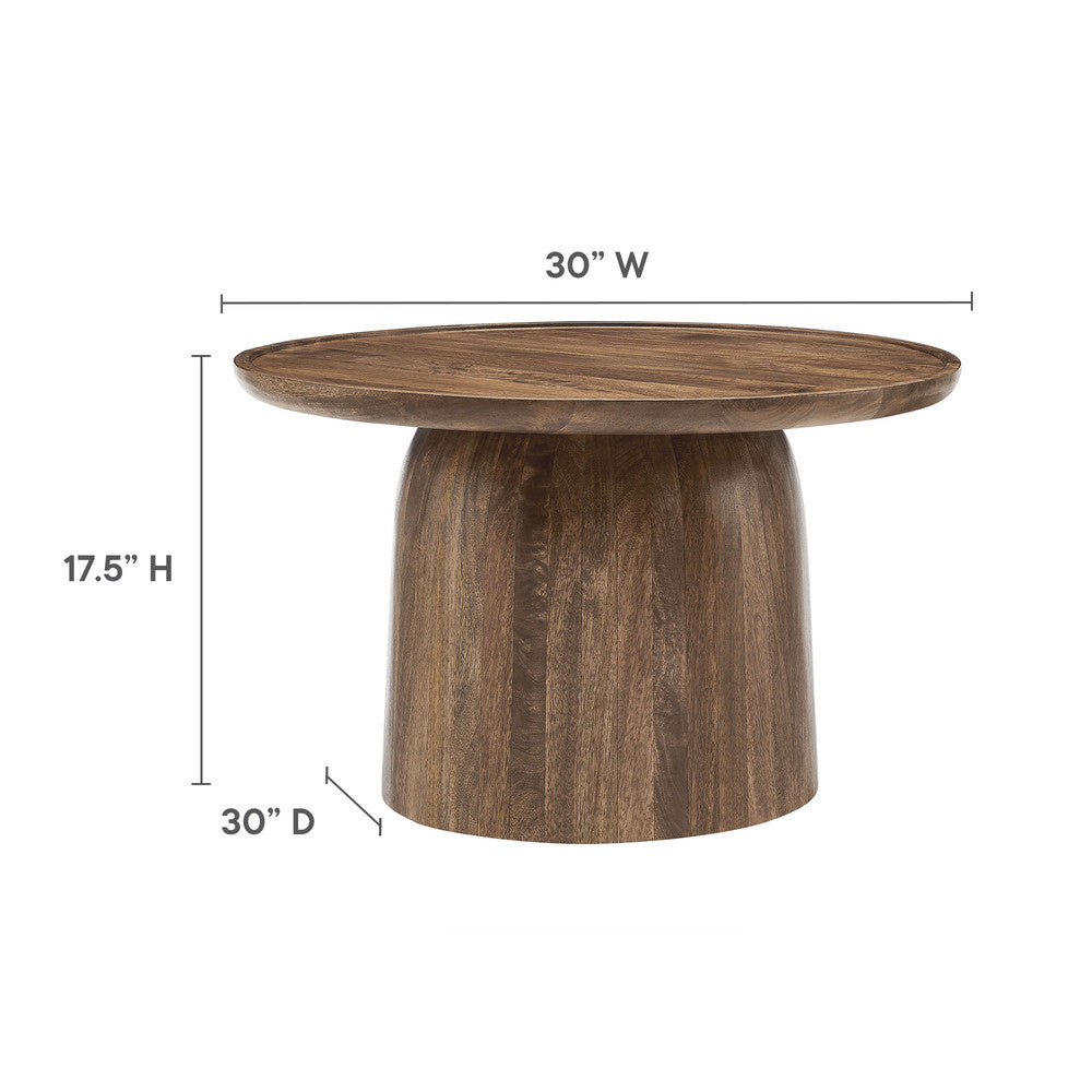 Modway Holloway 30" Round Wood Coffee Table by Modway-EEI-7144