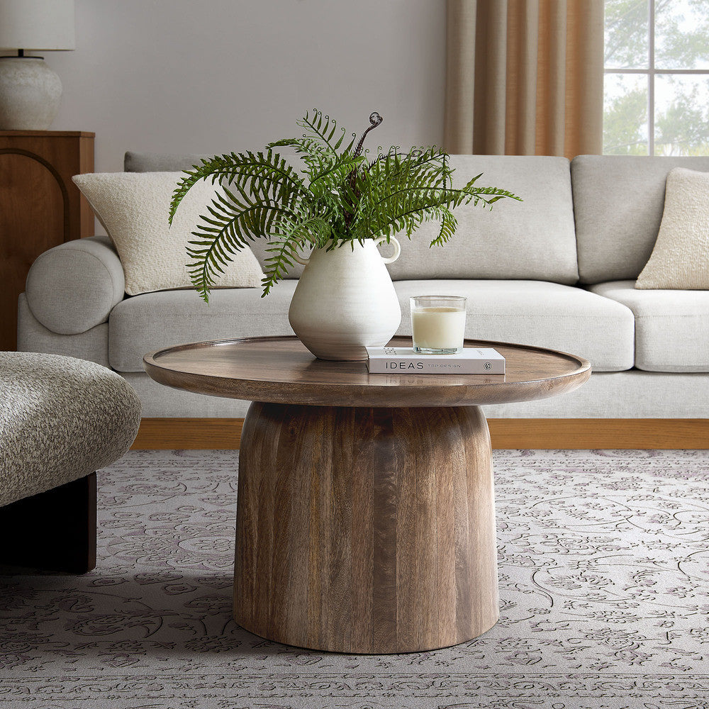 Modway Holloway 30" Round Wood Coffee Table by Modway-EEI-7144