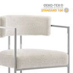 Modway Huron Curved Back Fabric and Metal Counter Stool by Modway-EEI-7227