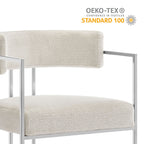 Modway Huron Curved Back Fabric and Metal Dining Accent Chair by Modway-EEI-7228