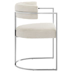 Modway Huron Curved Back Fabric and Metal Dining Accent Chair by Modway-EEI-7228