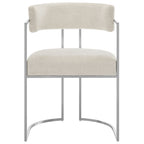 Modway Huron Curved Back Fabric and Metal Dining Accent Chair by Modway-EEI-7228