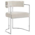 Modway Huron Curved Back Fabric and Metal Dining Accent Chair by Modway-EEI-7228