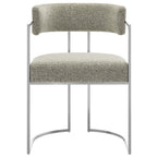Modway Huron Curved Back Fabric and Metal Dining Accent Chair by Modway-EEI-7228