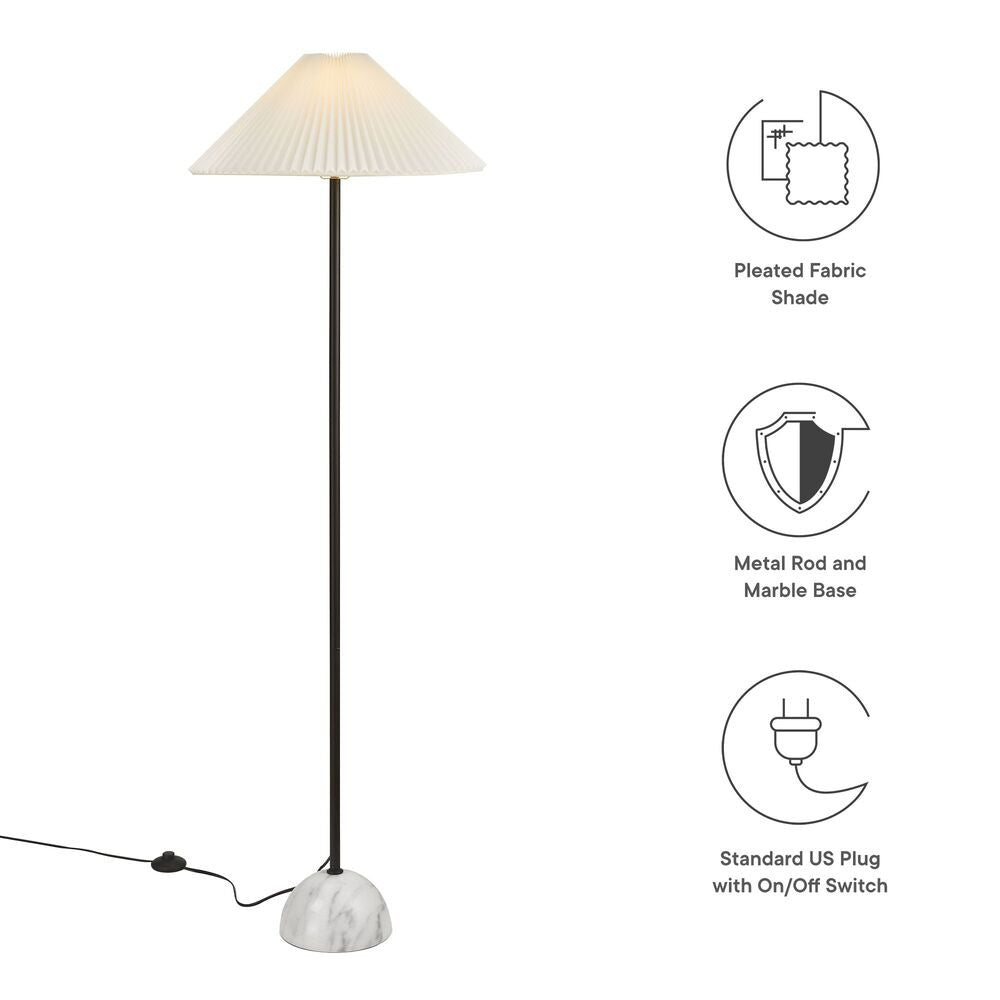 EEI-6879 Illusion Marble Dome Floor Lamp by Modway