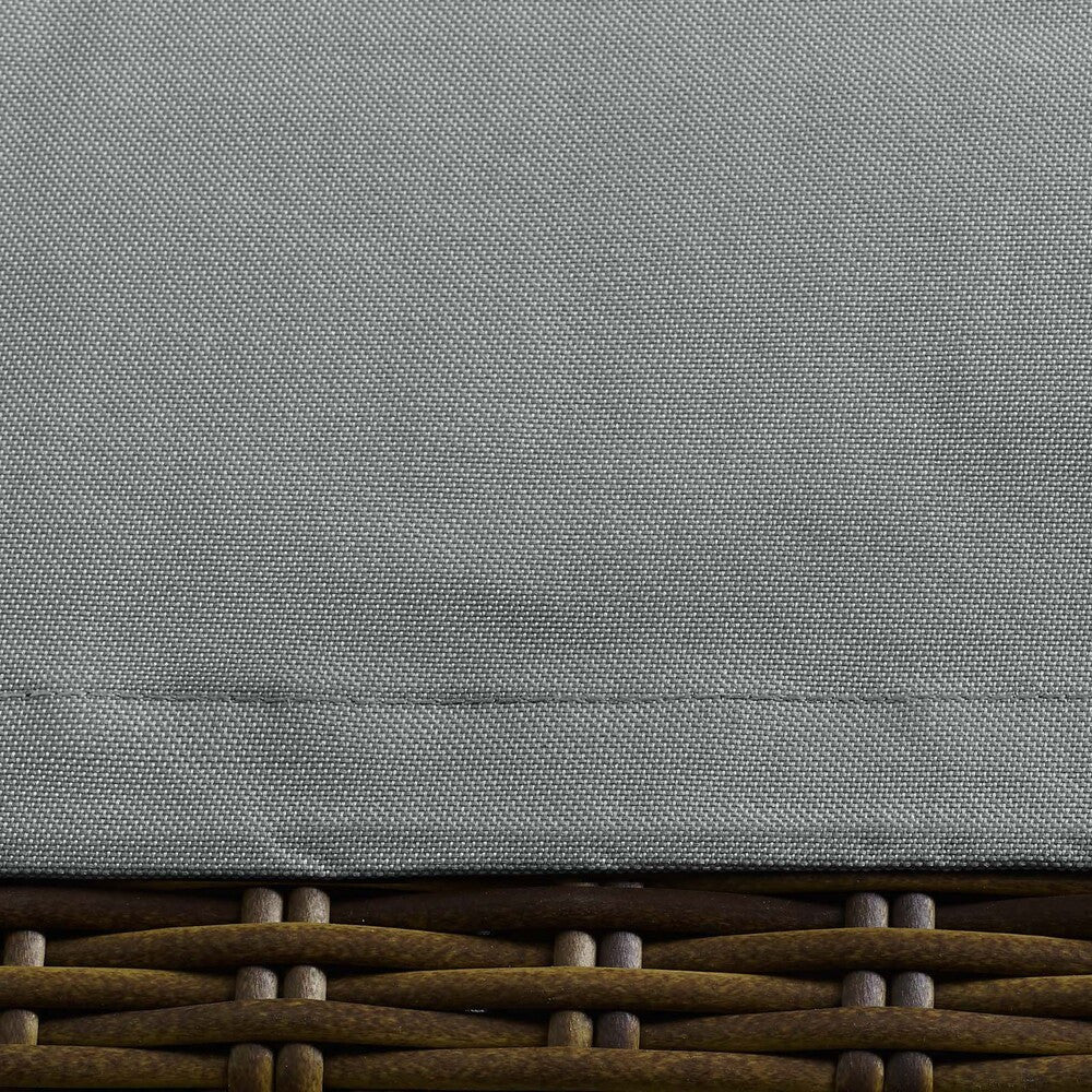 EEI-3143-GRY Immerse Convene / Sojourn / Summon Chaise or Sofa Outdoor Patio Furniture Cover by Modway