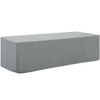 Modway EEI-3143-GRY Immerse Convene / Sojourn / Summon Chaise or Sofa Outdoor Patio Furniture Cover Gray