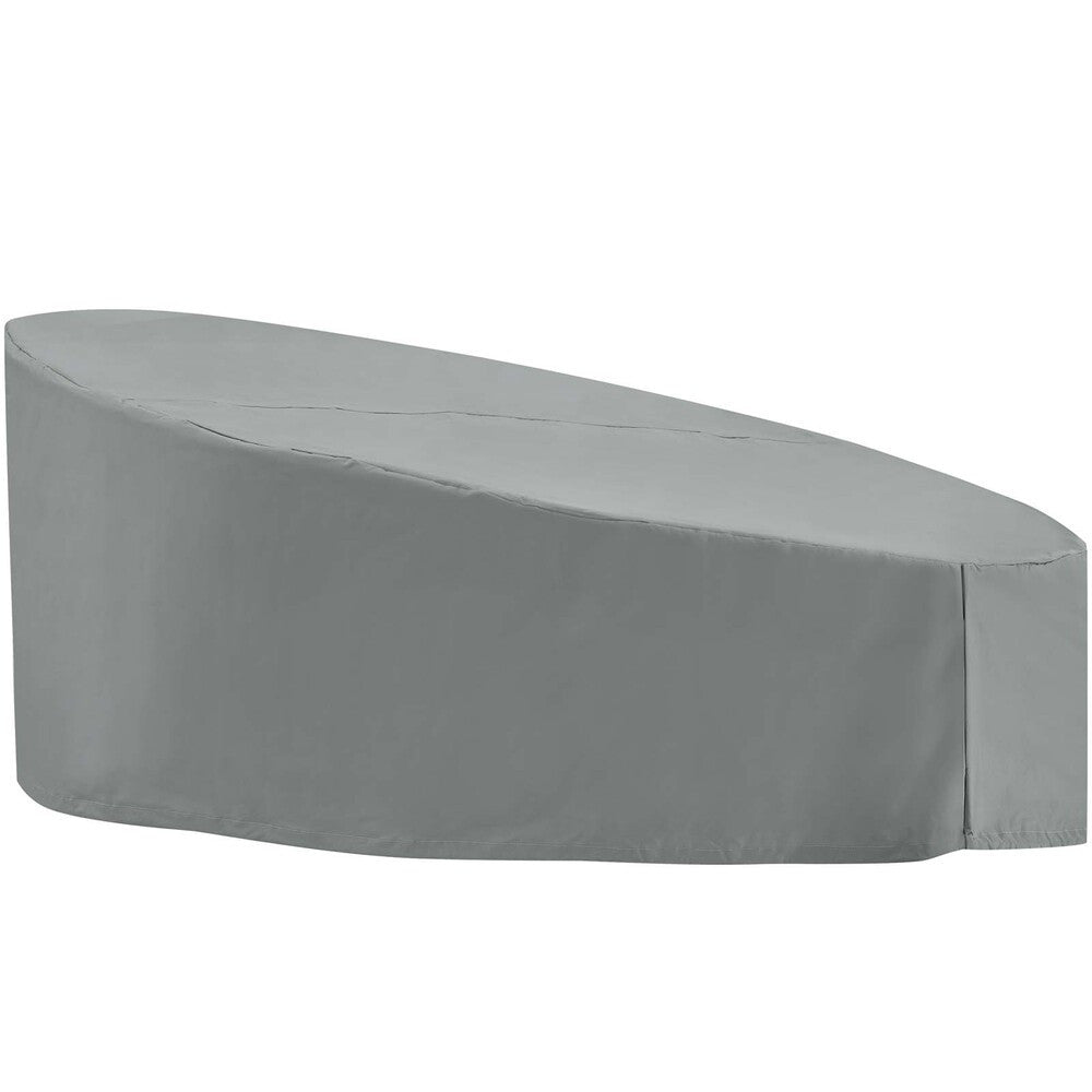 EEI-3133-GRY Immerse Taiji / Convene / Sojourn / Summon Daybed Outdoor Patio Furniture Cover by Modway
