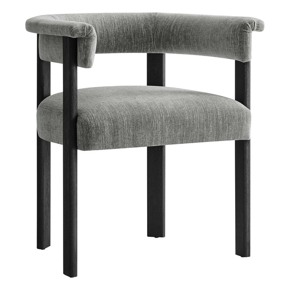EEI-6776 Imogen Fabric Upholstered Barrel Dining Chairs Set of 2 by Modway