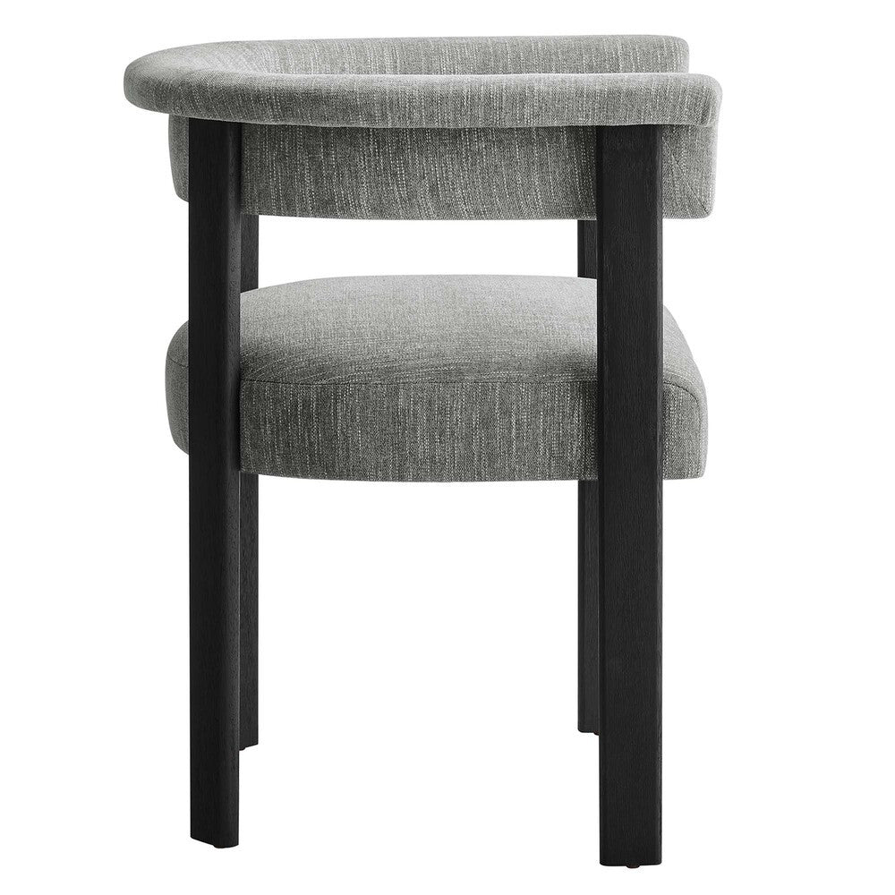 EEI-6776 Imogen Fabric Upholstered Barrel Dining Chairs Set of 2 by Modway