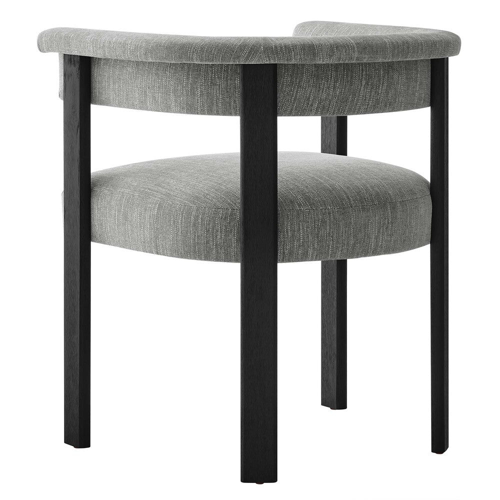 EEI-6776 Imogen Fabric Upholstered Barrel Dining Chairs Set of 2 by Modway