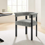 EEI-6776 Imogen Fabric Upholstered Barrel Dining Chairs Set of 2 by Modway