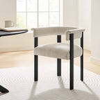 EEI-6776 Imogen Fabric Upholstered Barrel Dining Chairs Set of 2 by Modway