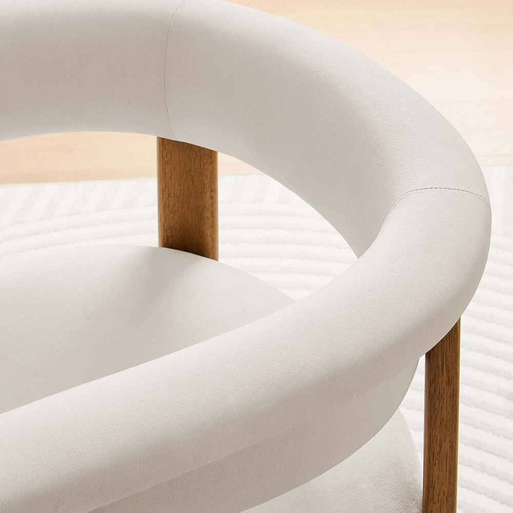 EEI-6775 Imogen Performance Velvet Barrel Dining Chairs Set of 2 by Modway