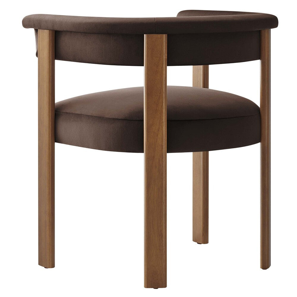 EEI-6775 Imogen Performance Velvet Barrel Dining Chairs Set of 2 by Modway