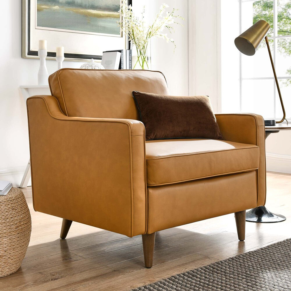 EEI-5555 Impart Genuine Leather Armchair by Modway