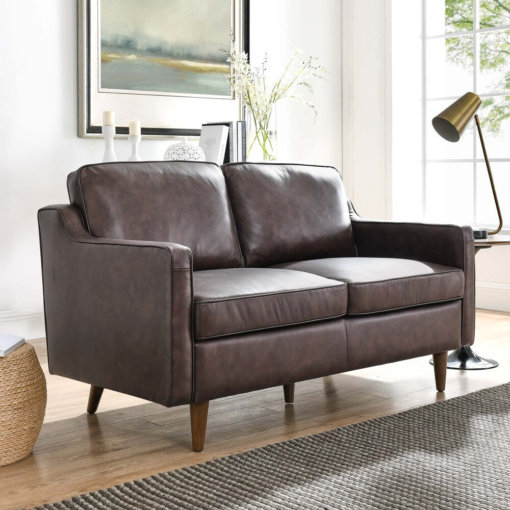 EEI-5554 Impart Genuine Leather Loveseat by Modway
