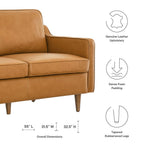 EEI-5554 Impart Genuine Leather Loveseat by Modway