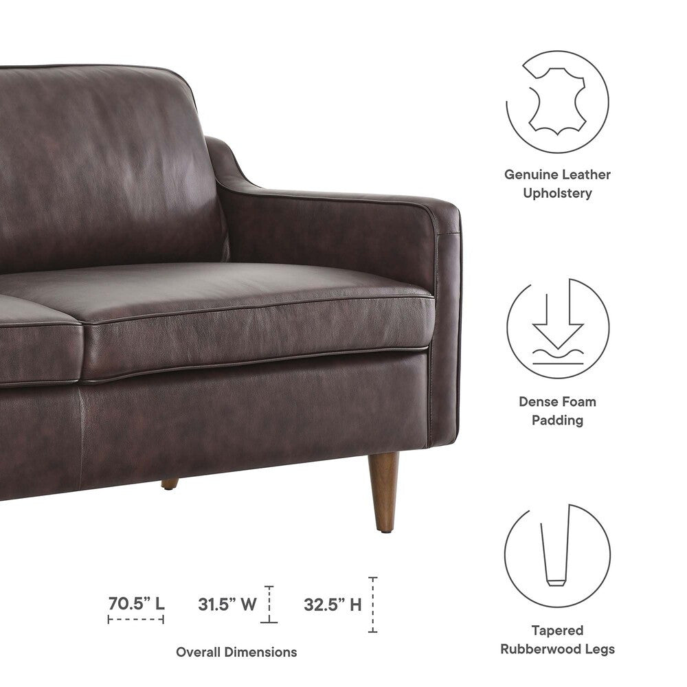 EEI-5553 Impart Genuine Leather Sofa by Modway