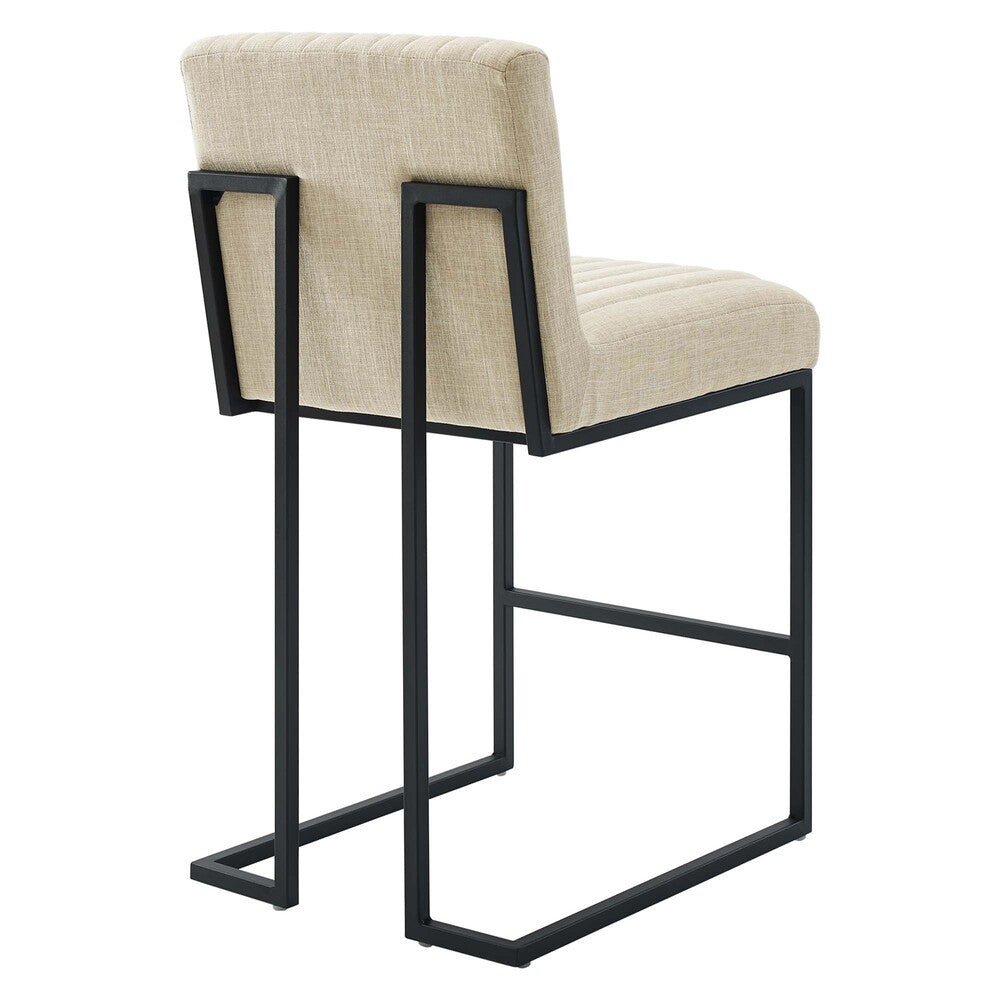 Modway Indulge Channel Tufted Fabric Counter Stools Set of 2 by Modway-EEI-5741-BEI