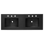 EEI-5480-WHI-BLK Isle 48" Double Bathroom Vanity Cabinet by Modway