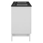 EEI-5480-WHI-BLK Isle 48" Double Bathroom Vanity Cabinet by Modway