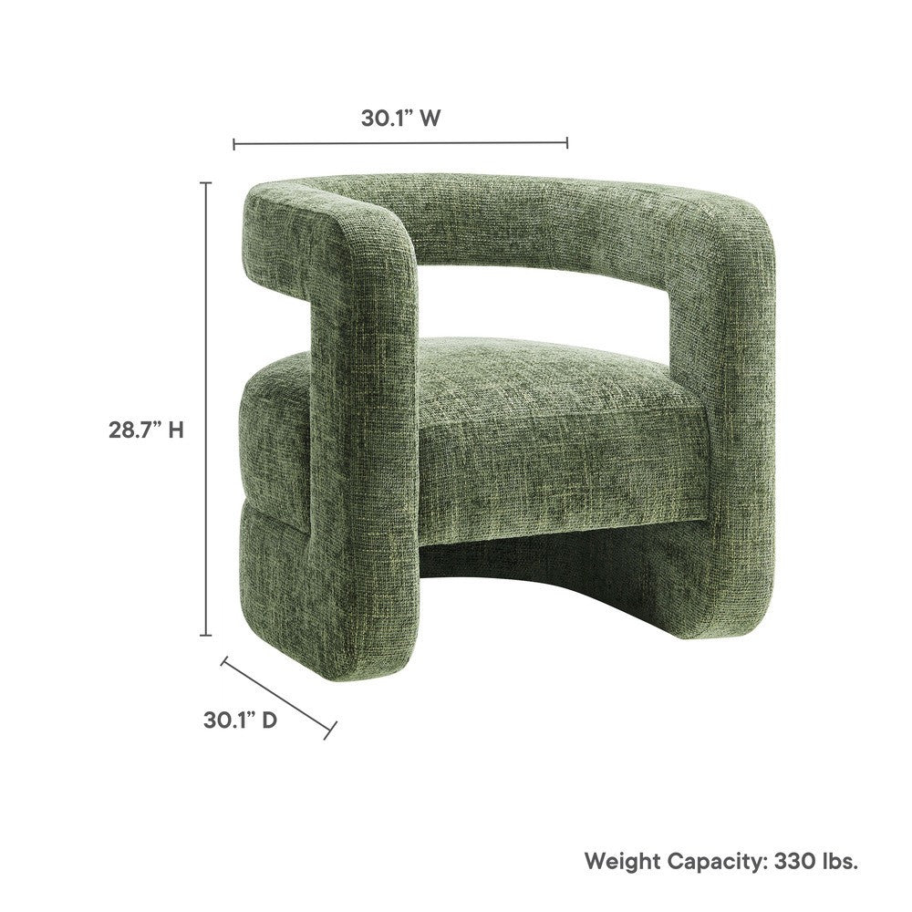EEI-6991 Jaylin Upholstered Chenille Accent Chair by Modway