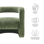 EEI-6991 Jaylin Upholstered Chenille Accent Chair by Modway