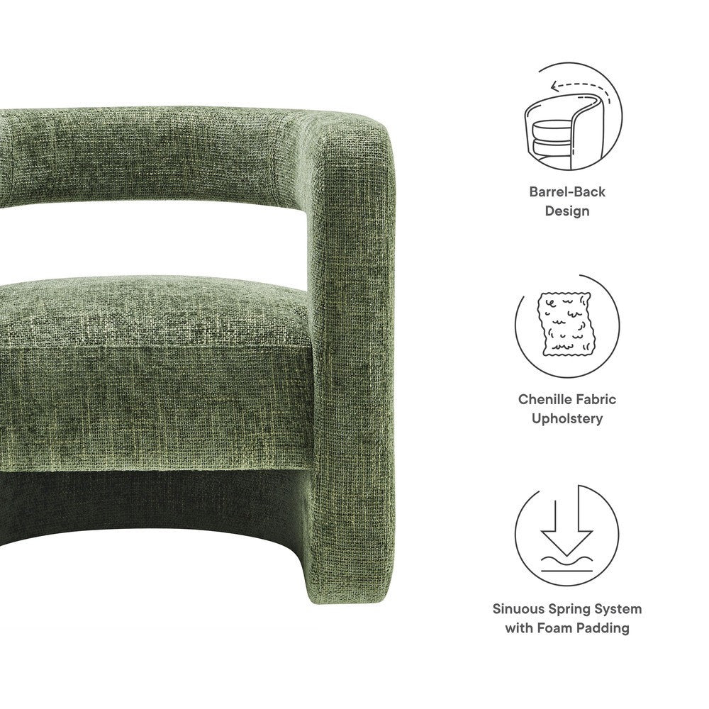 EEI-6991 Jaylin Upholstered Chenille Accent Chair by Modway